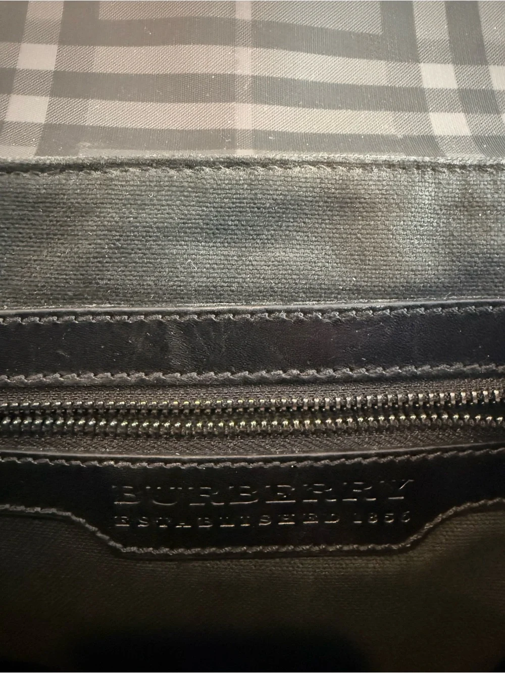 Men's Gray Plaid Crossbody Bag - Classic Check Design unisex